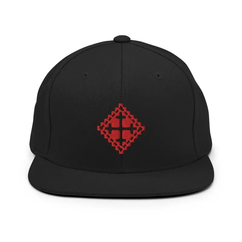 ⲓ Cross Cap - Red Fill